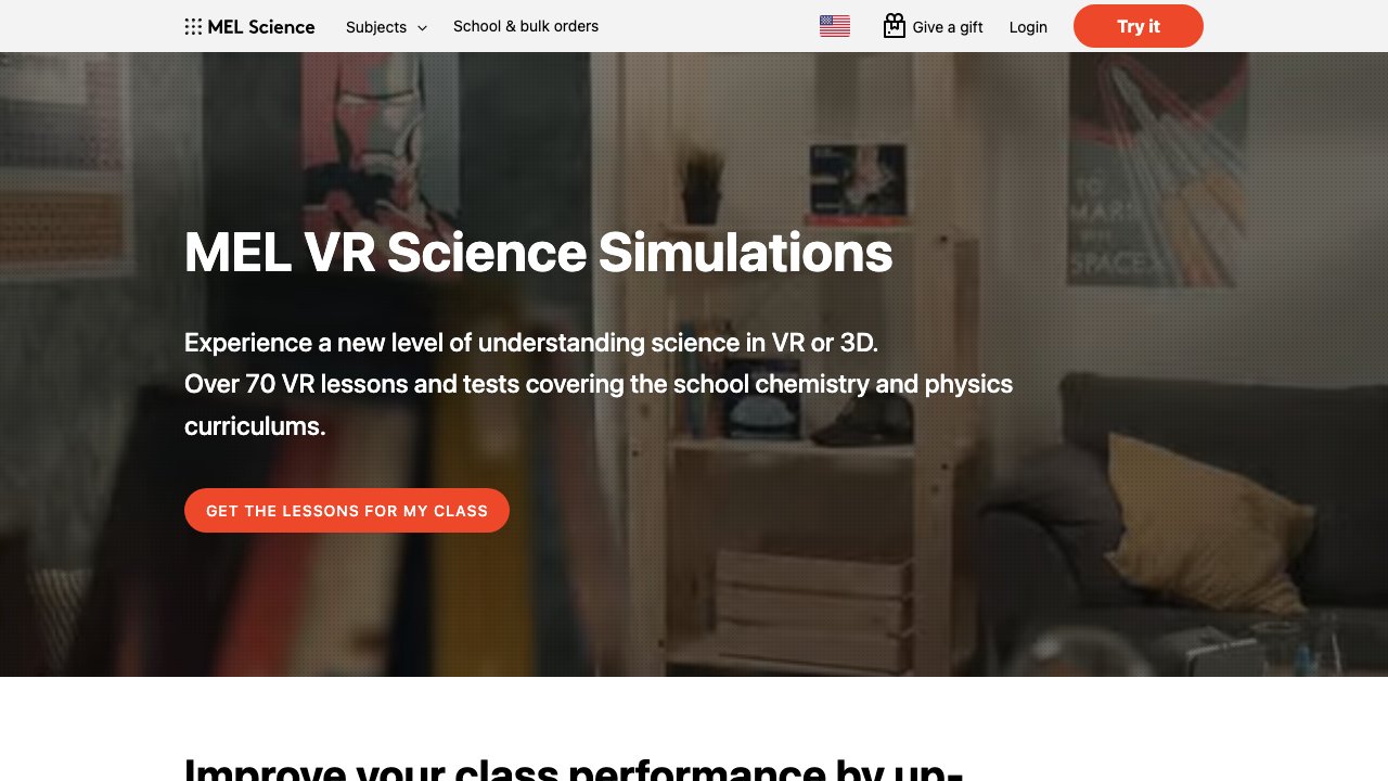 Mel Chemistry VR experiments