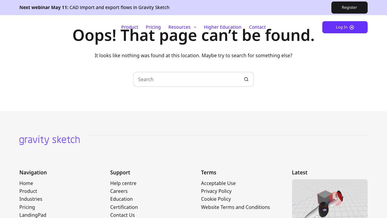 Gravity Sketch in action