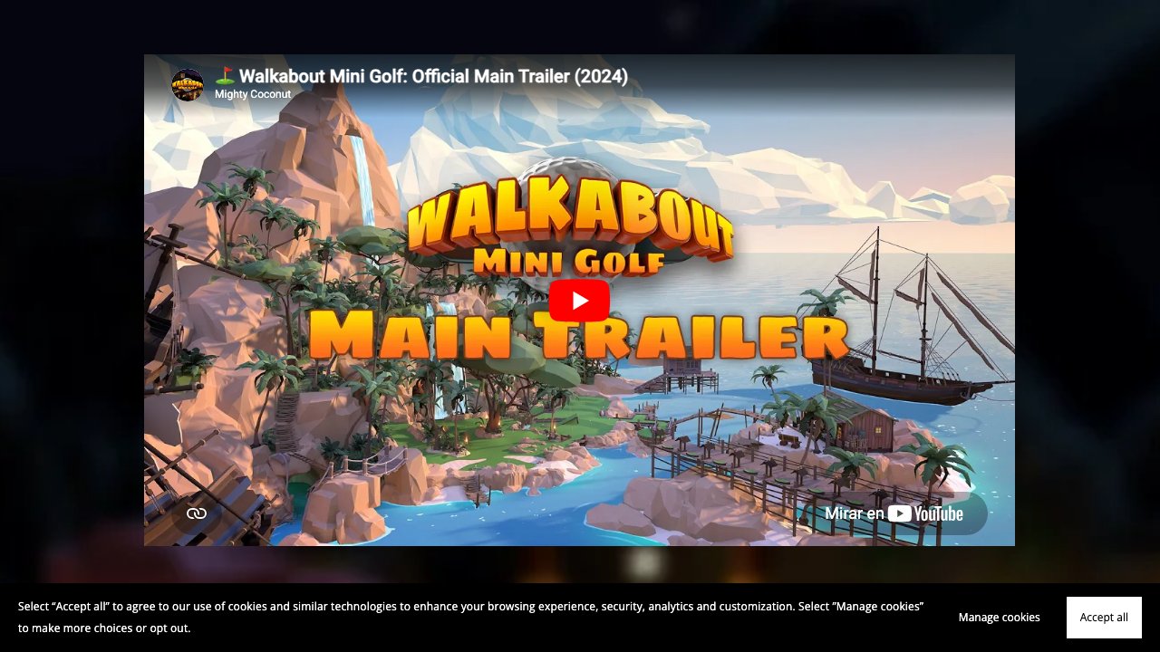 Walkabout Mini Golf in action