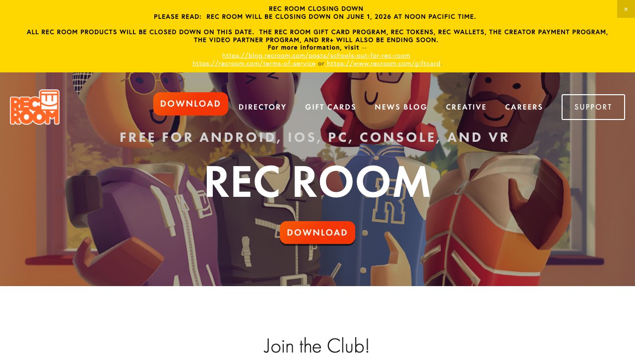 Rec Room social VR