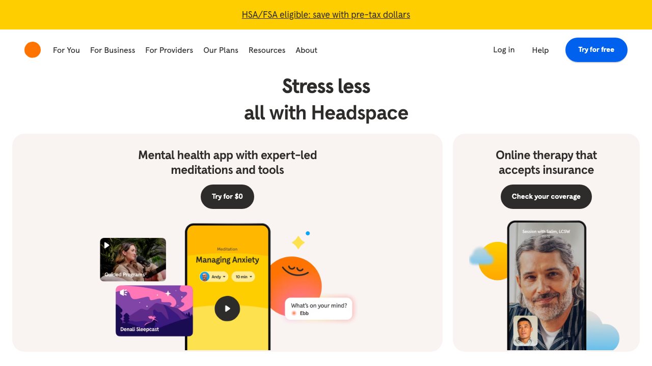 Headspace meditation