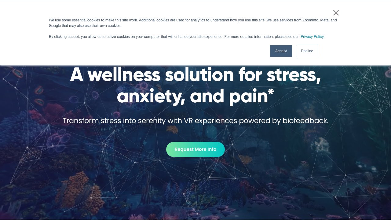 Healium biofeedback VR wellness